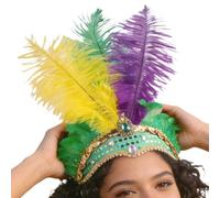 Copricapi per Donne per il Carnevale Fascinator e Acconciatura per Showgirl | Accessorio per Cosplay per Festival Matrimonio Feste Ricevimento Cocktail