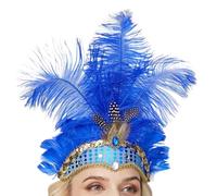 Copricapi per Donne per il Carnevale Fascinator e Acconciatura per Showgirl | Copricapo Retrò Realizzato a Mano Per Matrimonio, Festa, Carnevale, Festival, Maschera, Cocktail e Raduno