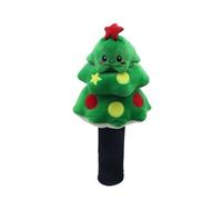 Copricapi per mazza da golf - Albero di Natale Fairway in legno, sportivi, custodia protettiva, divertente decorazione stagionale, ideale per Mallet Woods ibridi, viaggi quotidiani