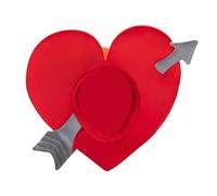 Copricapo a cuore, cappello di San a cuore, San Cartoon Love Heart Shape Targear, Novelty Dress Up Cosplay Diszione del guardaroba Proprietà delle foto del partito per