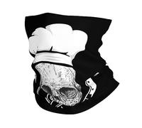 Copricapo A Mezza Faccia Coltelli da Chef Skull Sportiva Sciarpa A Tubo Unisex Decorazione Facciale per Yoga Arrampicata Motocicletta