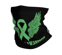 Copricapo A Mezza Faccia Liver Cancer Awareness Decorazione Facciale Adulto Protezione del Viso per Motocicletta, Pesca, Ciclismo