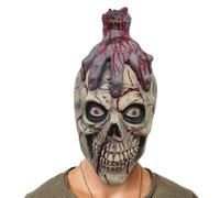 Copricapo a Teschio per la Testa Costume da Cosplay Realistico e | Copertura del Viso Inquietante per Halloween per Festa di Ruolo e Casa Stregata