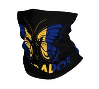 Copricapo Butterfly Bahamas Flags Elasticizzato Copricollo Confortevole Neck Gaiter per Yoga Escursionismo Pesca 2 Pezzi
