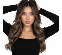 Copricapo Capelli Ricci Per Donne, 46 Cm Clip Invisibili Naturali Parrucca Resistente Al Calore - Clip Capillare Naturale E Realistica | Per Donne Mamme Spose Studenti E Lavoro In Eventi Matrimoni E