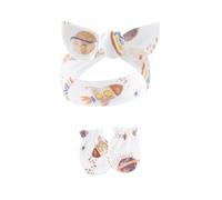 Copricapo comodo del cotone dell'involucro della testa del bambino con gli accessori dei capelli dei guanti anti-presa per il bambino