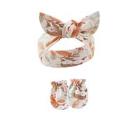 Copricapo comodo del cotone dell'involucro della testa del bambino con gli accessori dei capelli dei guanti anti-presa per il bambino