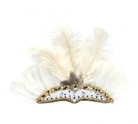 Copricapo con Piume di Struzzo Lussuoso Copricapo da Ballerina Elegante per Ballerini, Palcoscenico