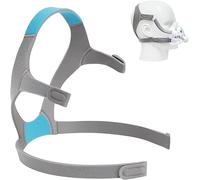 Copricapo CPAP Fascia compatibile con Resmed Airfit F20 CPAP Mask, sostituzione della cinghia della maschera per ResMed AirFit F20, comoda fascia di ricambio unisex CPAP (maschera, clip non incluse)