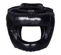 Copricapo da boxe in pelle PU Caschi da boxe Full Face Protezioni per la testa Attrezzature per il fitness per l'allenamento Kickboxing PU Leather Training Sparring Copricapo Caschi