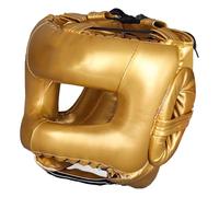 Copricapo da boxe in pelle PU Caschi da boxe Full Face Protezioni per la testa Attrezzature per il fitness per l'allenamento Kickboxing PU Leather Training Sparring Copricapo Caschi