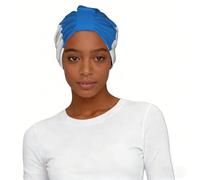 Copricapo da donna con stampa con bandiera della Sierra Leone, turbante per il cancro, copricapo elastico, nero