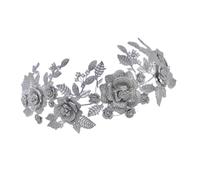 Copricapo da donna, gioielli for capelli Corona diademi for donne Corone di diadema Copricapo di diadema di fiori da sposa Design di moda Accessori da sposa for donna