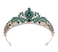 Copricapo da donna, gioielli for capelli Corona diademi for donne Pavone di cristallo Diademi nuziali Corona strass Spettacolo Diadema Copricapo da principessa Festa Nuziale Accessori for gioielli for