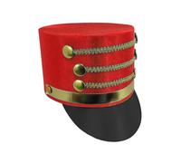 Copricapo da Soldato Giocattolo - Cappello da Schiaccianoci, Cappello da Majorette Tamburino Creativo | Classico Accessorio per Costume da Banda Musicale che Ispira lo Spirito dello Spettacolo Teatral