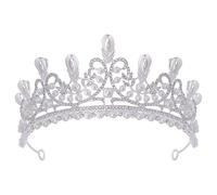 Copricapo da sposa con strass luccicanti cristalli colorati diadema per matrimoni e feste elegante