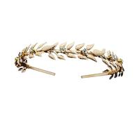 Copricapo da sposa Copricapo di cristallo Fascia in metallo Foglia di vite Fascia for capelli con frutta dorata Fermaglio for capelli for donne Dea greca Corona Copricapo da sposa Mori Dipartimento Mi