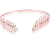 Copricapo da sposa in foglia d'oro - Corona delle dee regolabile con delicata foglia di metallo, elegante accessorio per capelli da donna, L, Metallo non prezioso, Senza Gemme