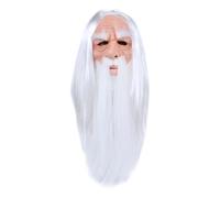Copricapo di Halloween Copricapo design da nonno anziano con capelli