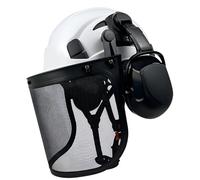 Copricapo di sicurezza per motosega, ventilato, per evidenziare la soppressione del rumore, protezione per le orecchie, piastra per schizzi modificabile, per impiegati dell'industria del legno