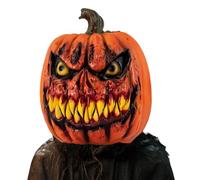 Copricapo Di Zucca - Copertura Per La Testa In Maschera | Funny Halloween Costume Prop | Masche Di Zucca A Testa Piena | Cappello Per Cosplay Per Feste Decorative | Testa Di Cima Della Cabina Fotograf