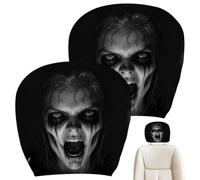 Copricapo Halloween Faccia Fantasma 2 Pezzi Custodia Viso