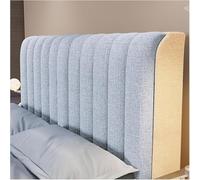 Copricapo Imbottito In Cotone E Lino, Copri Testiera Del Letto Spesso Con Avvolgimento Elastico Completo, Protezione Antipolvere E Antigraffio Per Casa E Hotel, Lavabile In(Water Blue,190 * 60cm)