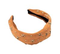 Copricapo in tessuto elasticizzato con fascia per capelli a stella tagliente, comodo da indossare ogni giorno, accessorio unisex, copricapo da festa casual