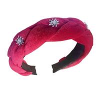 Copricapo in tessuto intrecciato anallergico a forma di coroncina, accessorio per capelli ventilato per attività sportive e pelli delicate, unisex, fascia per capelli ventilata