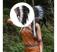 Copricapo indiano nativo americano, accessori per la testa per feste in maschera
