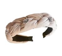 Copricapo intrecciato per diversi scenari, alto Chaplet Comfort Plan, gruppo di capelli unisex per sport, incidenti di famiglia, antiscivolo, ampio tessuto copricapo