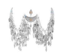 Copricapo leggero di durevolezza in leghe foglie copricapo da sposa nappe copricapo adatto per donne alla moda decorazione per capelli in metallo