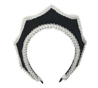 Copricapo medievale rinascimentale da regina Tudor da donna Anne Boleyn fascia elisabettiana vittoriana reale coronet cappuccio tiara cappello