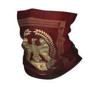 Copricapo Multifunzione L'oro dell'Impero Romano Aquila Inverno Fascia scaldacollo di Donne e di Uomini Escursionismo escursioni in Bicicletta Tubo Sciarpa Roma SPQR Emblema Faccia Bandana Ghetta