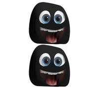 Copricapo per auto - Elastic Halloween Cushion Covers, Big Eyes Car Decoration | Accessori interni per Driver, Passenger, Uomini, Donne, Spooky Seasonal Decor, Travel, Celebration Fun