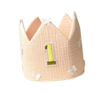 Copricapo per bambine con design reale 3D, cappello per primo compleanno, morbido copricapo per compleanno, fotografia, accessorio essenziale per il compleanno del bambino