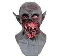 Copricapo per il viso di Halloween, spaventoso, per Halloween, spaventoso vampiro, accessorio per feste, comodo copricapo per Halloween, in lattice, per la festa a tema