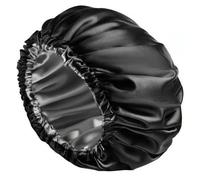 Copricapo per la cura dei capelli regolabili in nero per le donne