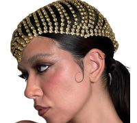 Copricapo regolabile a strati alla moda da sposa per gli appassionati di feste e amanti della moda