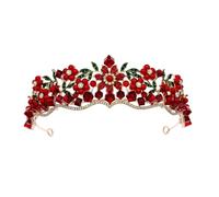 Copricapo regolabile con strass ed elegante corona di fiori in lega per eventi notturni e celebrazioni