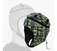 Copricapo regolabile per casco da rugby per calcio, protezione per la testa da