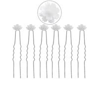 Copricapo stile piastra banchetto partito forcina per capelli, alla moda squisita ceramica fiore forcina per capelli