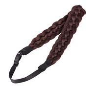 Copricapo Treccia Elastico Femminile Fascia per Cerchietto Boho Materiale Accessorio Versatile per Eventi