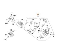 Copricatena motosega modelli GS630 ORIGINALE OLEOMAC 50022018R