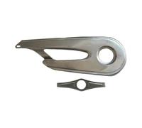 Copricatena per Bicicletta, Universale, Robusto, Portatile, Facile da Installare, Copricatena per Andare in Bicicletta, Argento