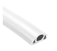 Copricavi elettrici da pavimento,Copricavi da pavimento - Condotto flessibile in PVC, protettore per cavi ignifugo - Pavimento spegnicavo autoadesivo per la gestione dei cavi domestici, prot