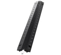Copricavo da Pavimento Copri Cavo, Copricavo E Copricavo per Tubi Flessibili, Supporta Una Rampa per Cavi Drop Trak da 2000 Libbre, per Aree Ad Alto Traffico Pedonale, Svart, 100x10x2cm