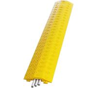 Copricavo da Pavimento Copri Cavo, Copricavo E Copricavo per Tubi Flessibili, Supporta Una Rampa per Cavi Drop Trak da 2000 Libbre, per Aree Ad Alto Traffico Pedonale, Yellow, 100x13x2cm