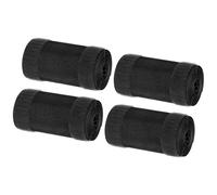 Copricavo for moquette 3,3 piedi x 4 pollici Protezione for cavi da pavimento con impugnatura for moquette commerciale e tappeti ad anello Previene gli inciampi in nylon e poliestere rosso 4 pezzi