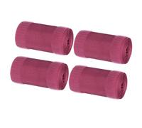 Copricavo for moquette 3,3 piedi x 4 pollici Protezione for cavi da pavimento con impugnatura for moquette commerciale e tappeti ad anello Previene gli inciampi in nylon e poliestere rosso 4 pezzi